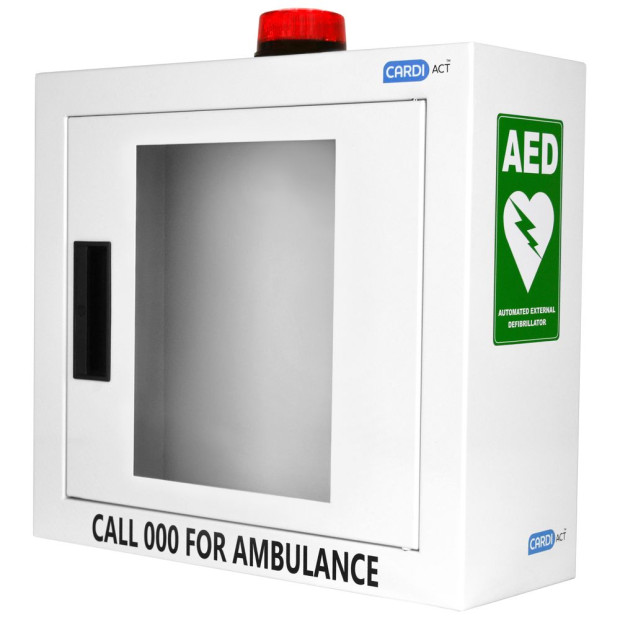 Cardiact Alarmed Aed With Strobe Light 42 X 38 X 15.5cm