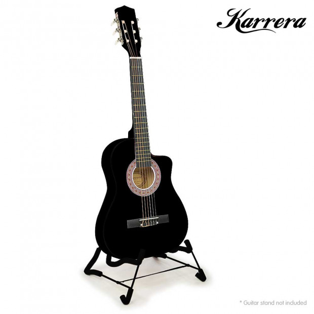 Karrera Childrens acoustic guitar - Black