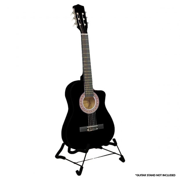 Karrera Childrens acoustic guitar - Black Image 2