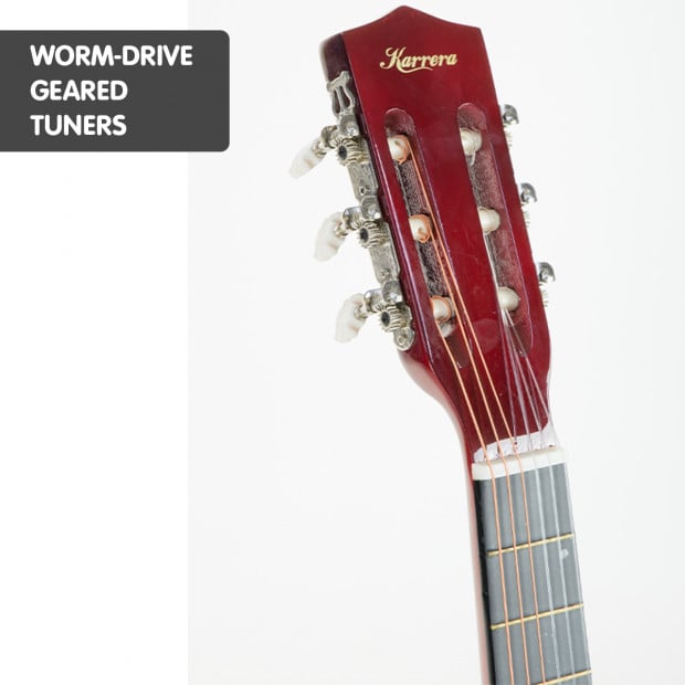 Karrera Childrens acoustic guitar - Natural Image 5