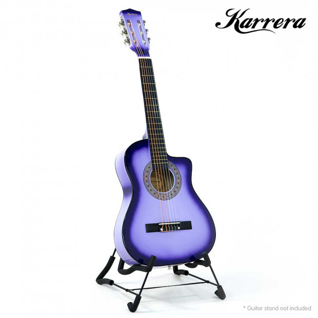 Karrera Childrens acoustic guitar - Purple