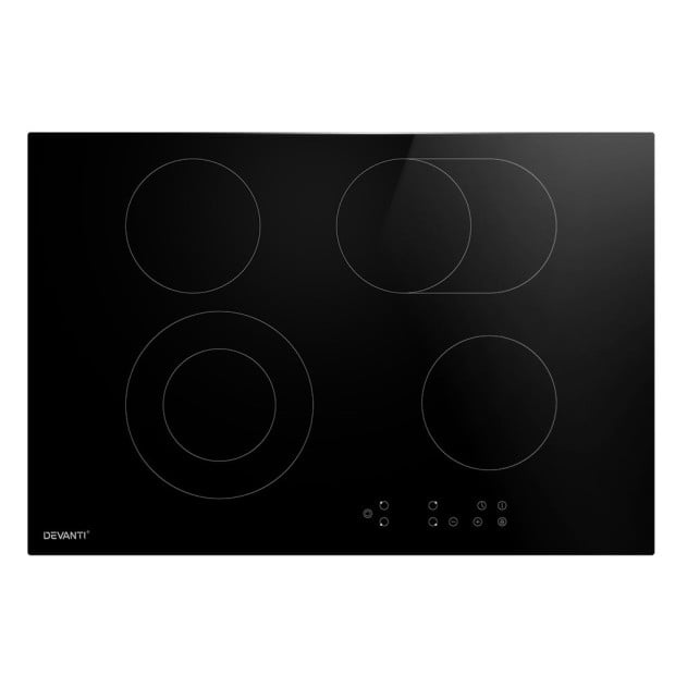 Ceramic Cooktop 77cm Electric Cooker 4 6 Burner Stove Touch Control