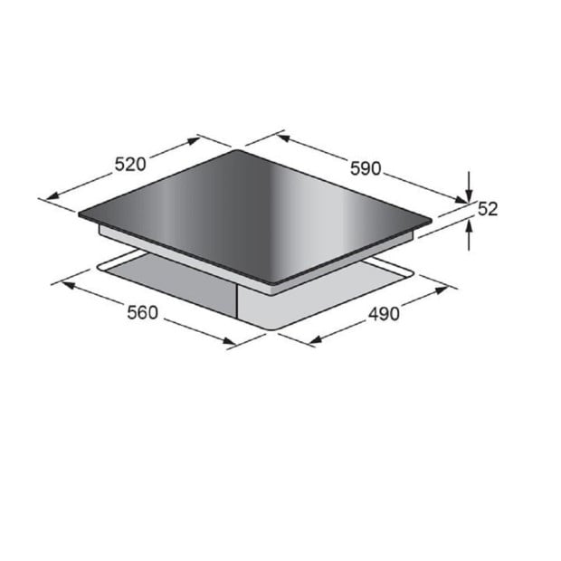 Kleenmaid Ceramic Cooktop Knob Control 60cm CCTB6020 Image 2