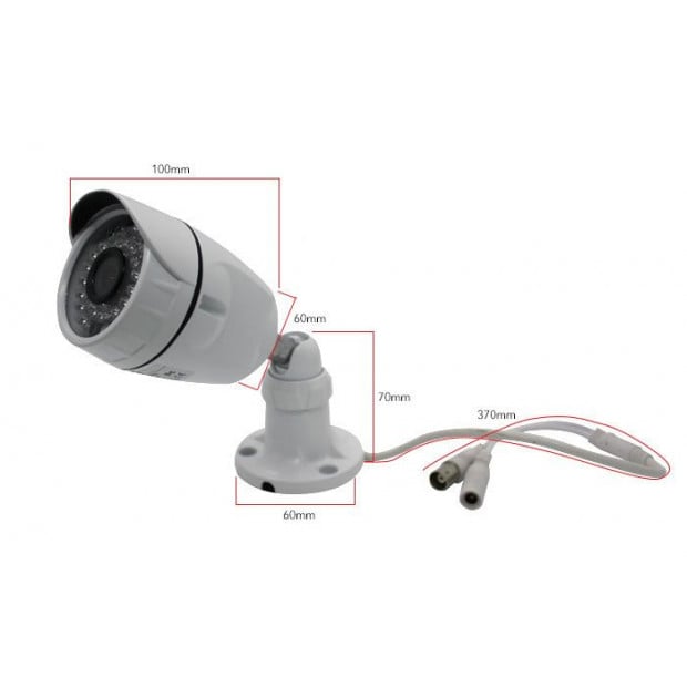 Elinz 1080p Hd 2.0mp Ahd Bullet Cctv Security Camera Night Vision Image 7