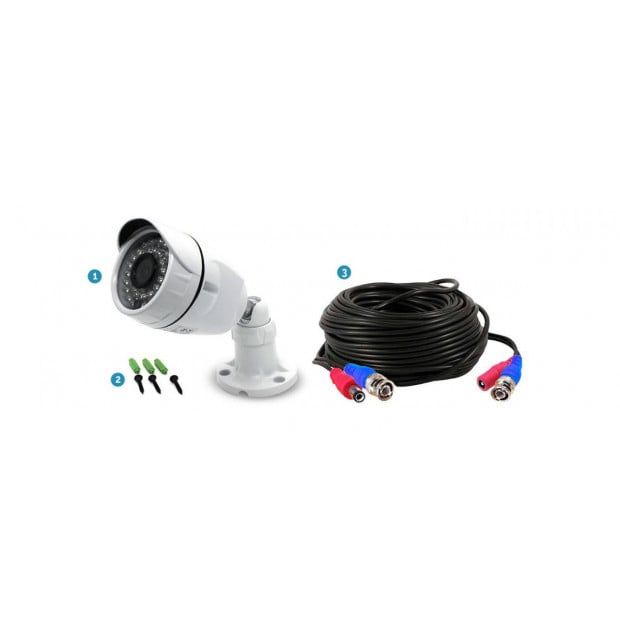 Elinz 1080p Hd 2.0mp Ahd Bullet Cctv Security Camera Night Vision Image 8