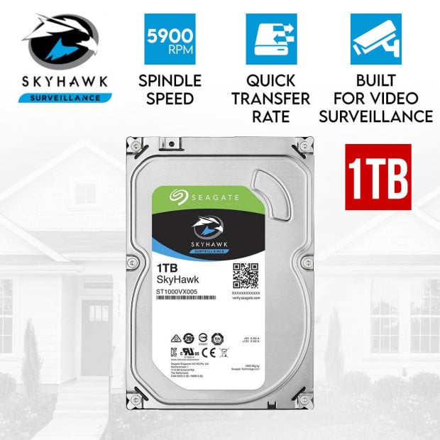Seagate CCTV Surveillance 1TB Internal Hard Disk Drive