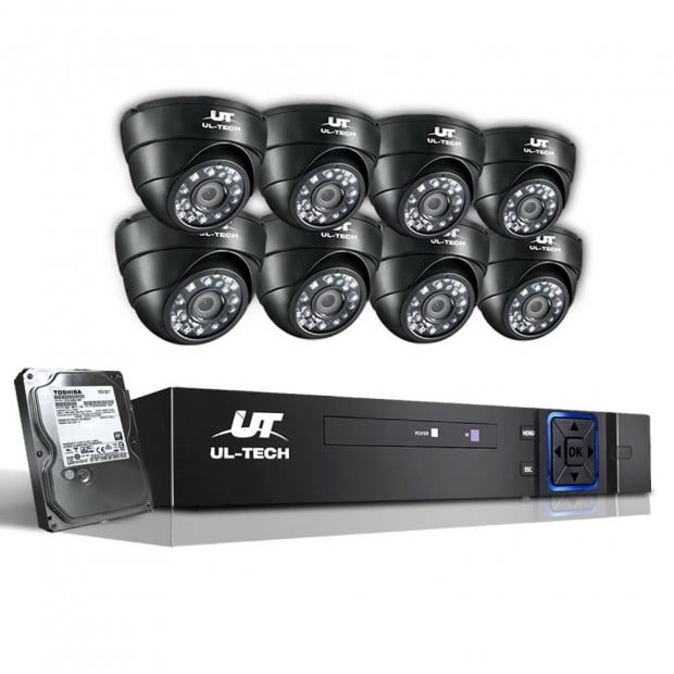 1080P CCTV Security Camera - 8 AHD Camera