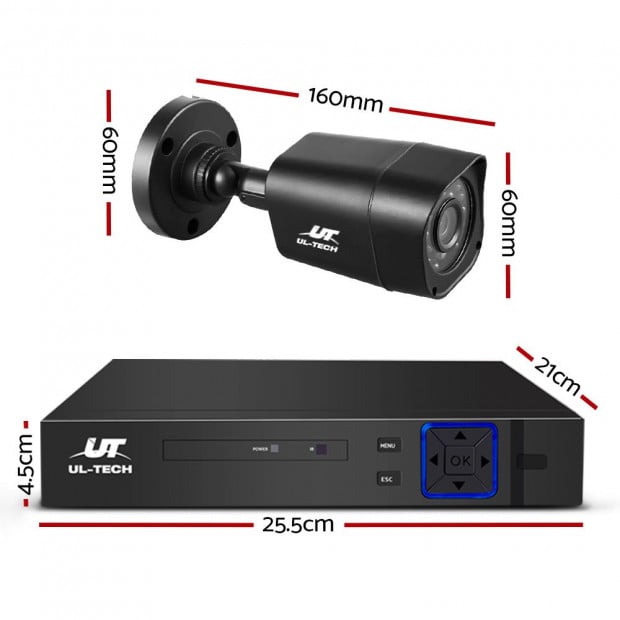 UL-tech CCTV Camera Home Security System 8CH DVR 1080P Image 2