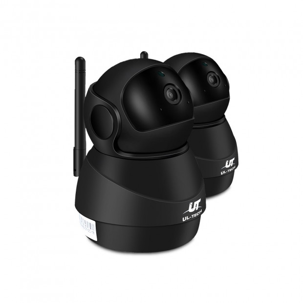 UL-TECH 1080P Wireless IP Camera CCTV Security System Black