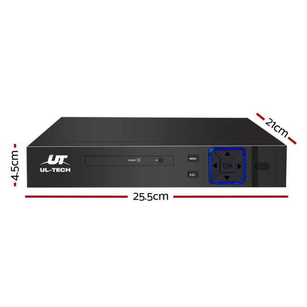 Ul-tech Cctv Security Camera 4ch Dvr 1080p 5in1 Recorder Video 4tb Image 2