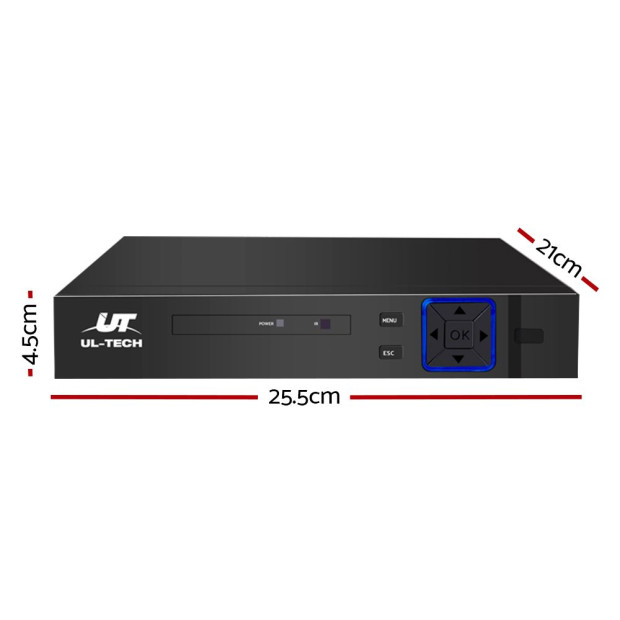 Ul-tech Dvr Recorder Cctv System 8ch 1080p 5in1 Surveillance 4tb Image 2