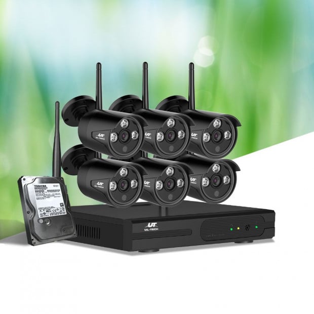6pk UL-tech CCTV Wireless Security Camera System 8CH WIFI Image 7