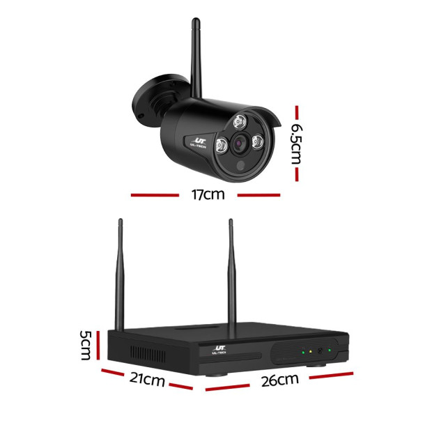Ul-tech Wireless Cctv Home Security Camera System Wifi 8ch 3mp Nvr 4tb Image 2