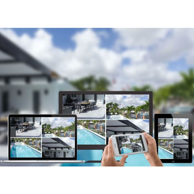8CH AHD 1080P HD DVR 4x Bullet 4x Dome Security Camera System 4TB HDD Image 4