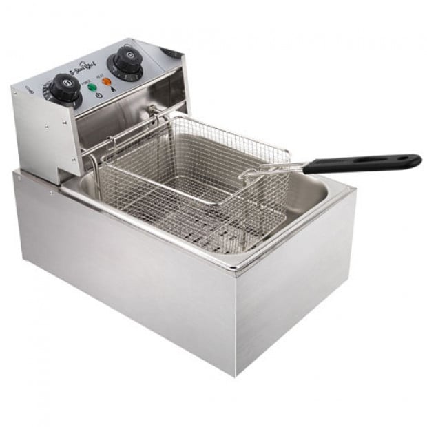 Commercial style home kitchen deep fryer
