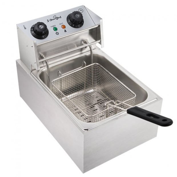 Commercial style home kitchen deep fryer Image 6