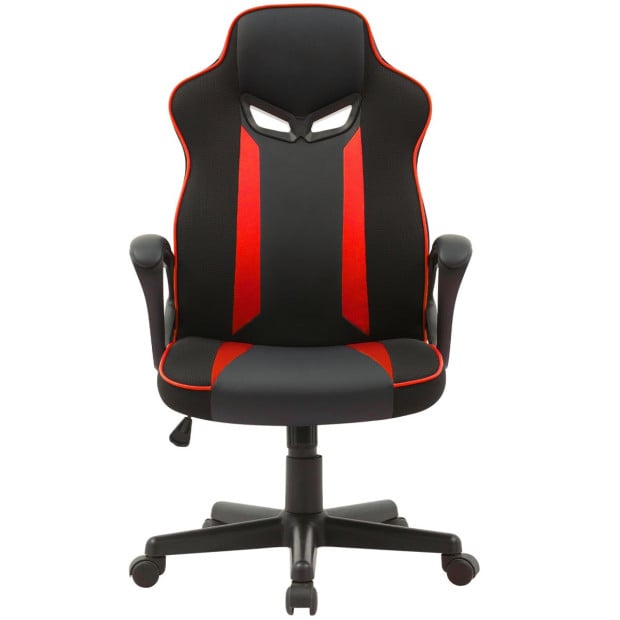 Sarantino 675 Racing Office Gaming Chair in Black and Red Image 2