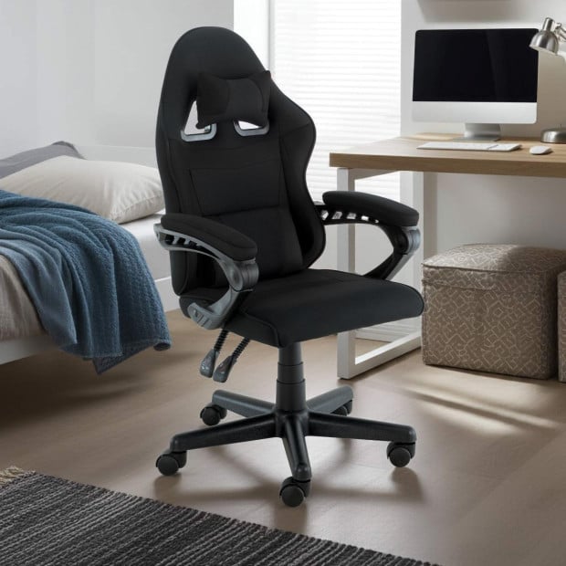 Sarantino Antre Kids Study Gaming Chair in Black Image 9