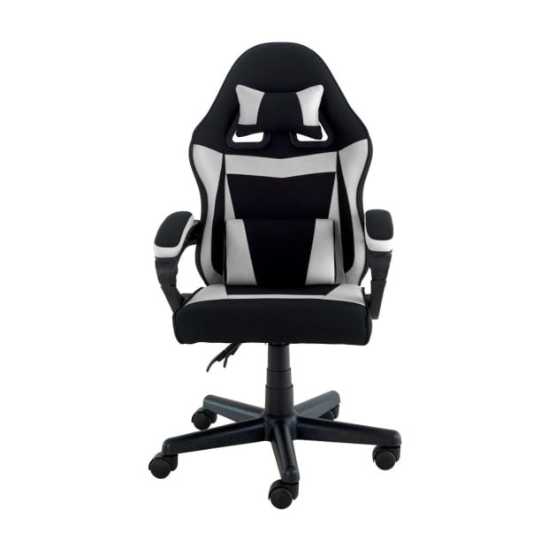 Sarantino Antre Kids Study Gaming Chair in Black and White Image 2