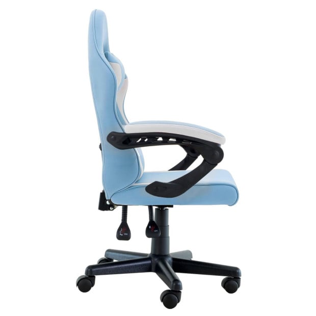 Sarantino Antre Kids Study Gaming Chair in Blue and White Image 5