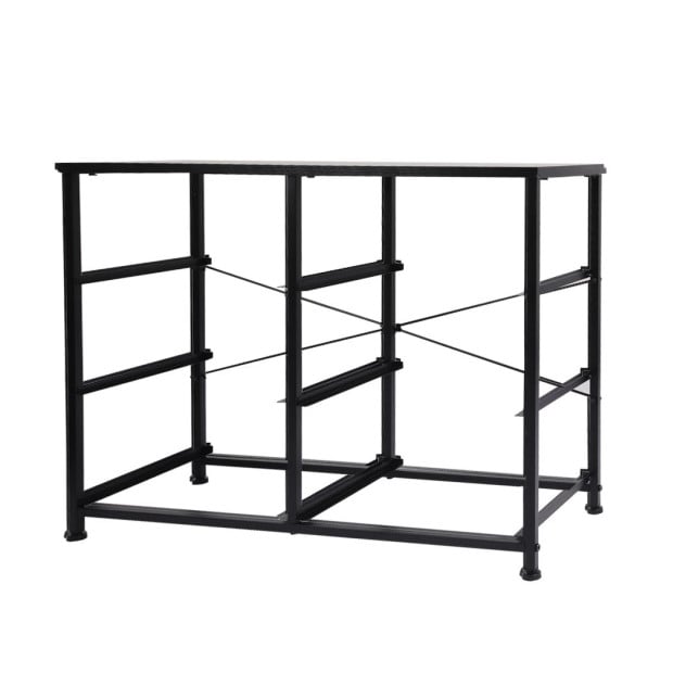 Storage Cabinet Tower Chest of Drawers Dresser 6 Drawer Dark Grey Image 4