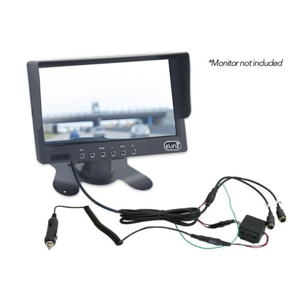 Car Charger For Reversing Camera Monitor Power Harness 12V Caravan Image 4