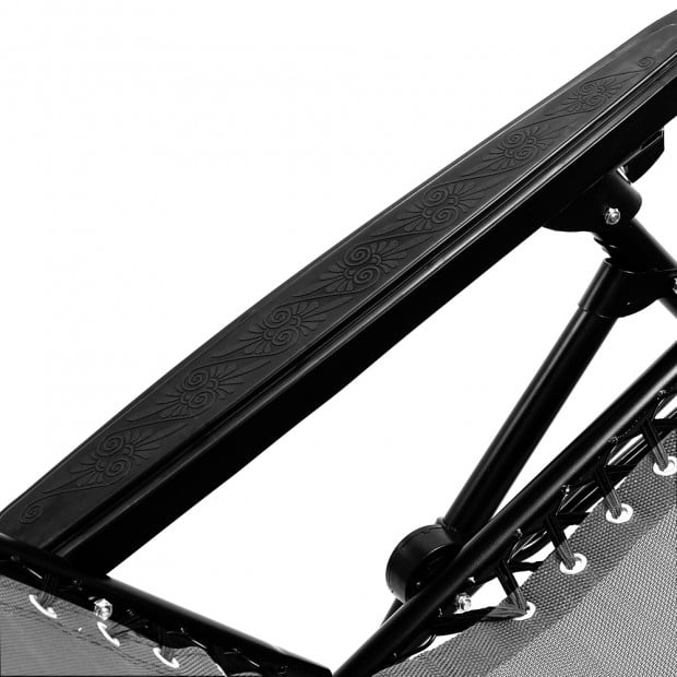 Zero Gravity Reclining Deck Chair - Grey Image 6