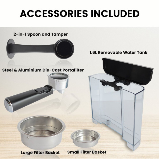Pronti Toaster, Kettle & Coffee Machine Breakfast Set - White Image 7