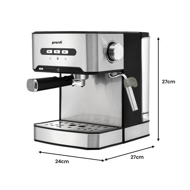 Pronti Toaster, Kettle & Coffee Machine Breakfast Set - White Image 11