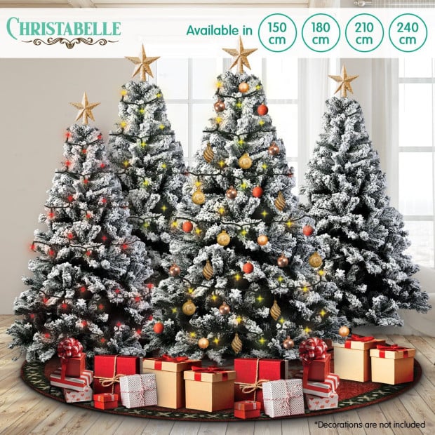 Christabelle Snow-Tipped Artificial Christmas Tree 2.4m - 1500 Tips Image 7
