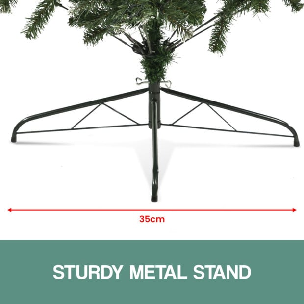 Christabelle 1.5m Pre Lit LED Christmas Tree with Pine Cones Image 10
