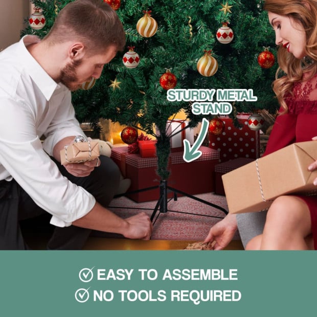 Christabelle Green Artificial Christmas Tree 1.5m - 550 Tips Image 13