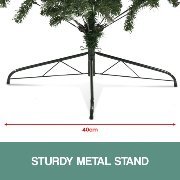 Christabelle 1.8m Pre Lit LED Christmas Tree with Pine Cones Image 10