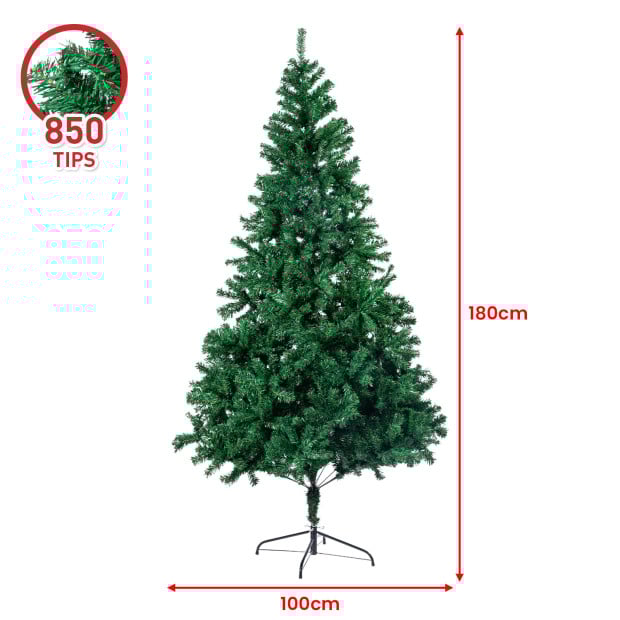 Christabelle Green Artificial Christmas Tree 1.8m - 850 Tips Image 4