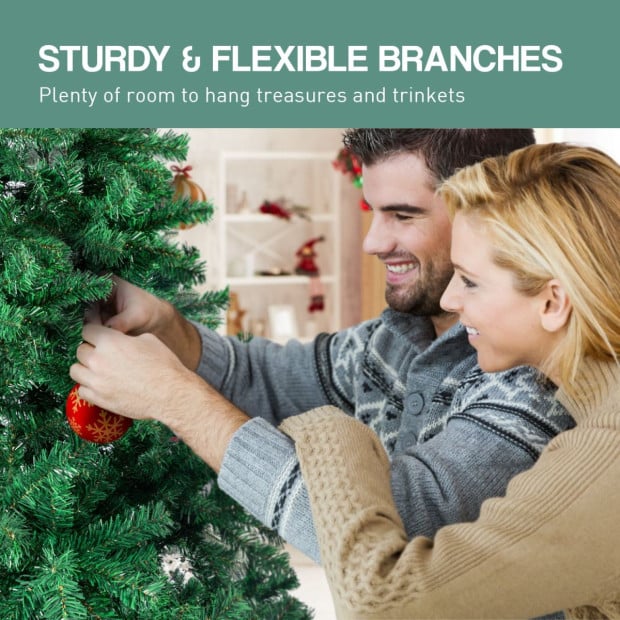 Christabelle Green Artificial Christmas Tree 2.4m - 1500 Tips Image 12