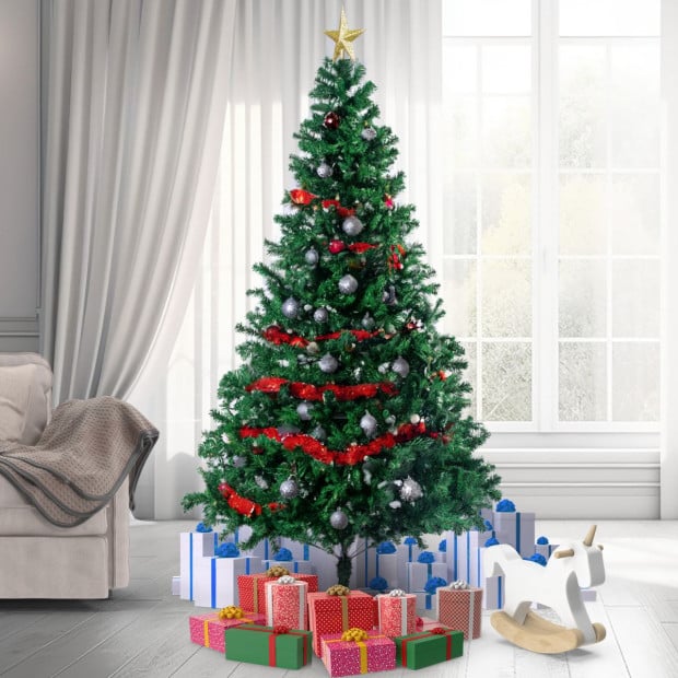 Christabelle Green Artificial Christmas Tree 2.4m - 1500 Tips Image 2