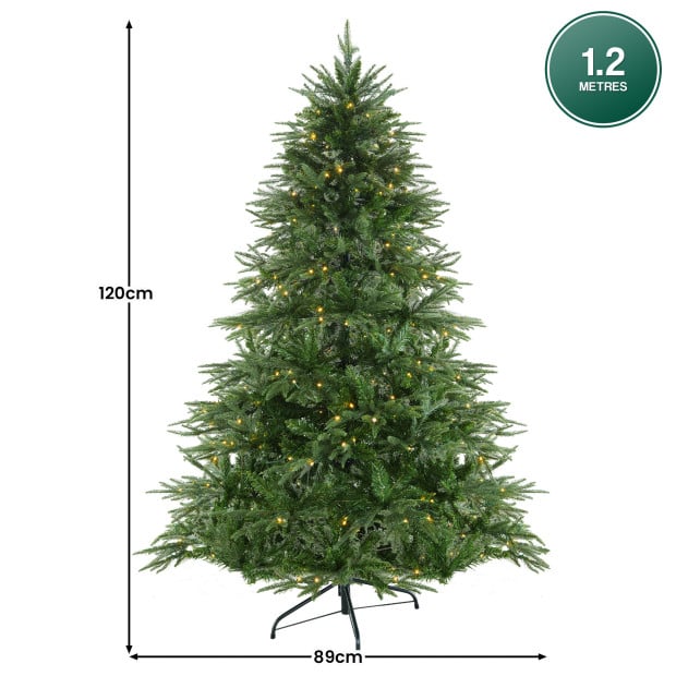 Christabelle 1.2m Prelit Everglow Fir Christmas Tree with Storage Bag Image 5