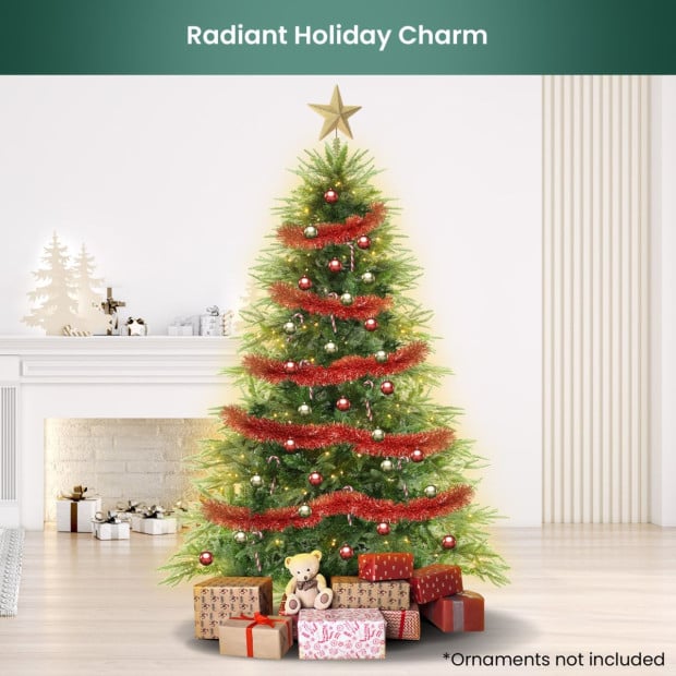 Christabelle 1.8m Prelit Everglow Fir Christmas Tree with Storage Bag Image 9