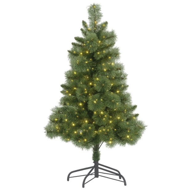 Christabelle 1.2m Christmas Tree Cashmere Pine 4ft Pre-Lit LED Lights Image 2