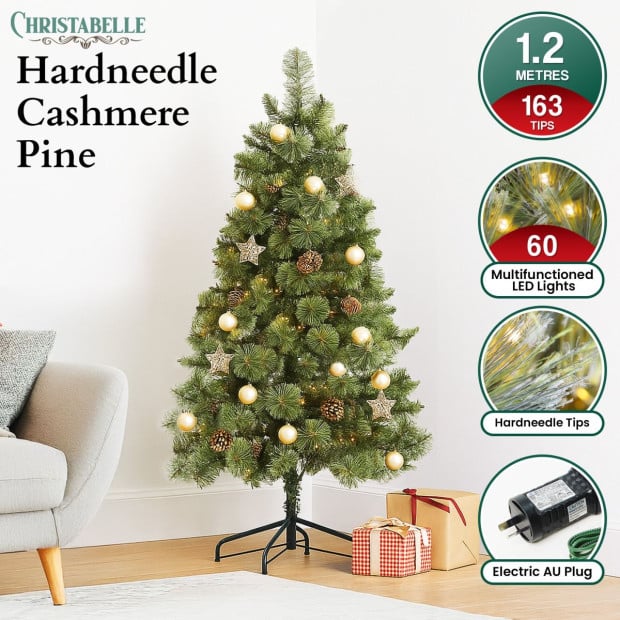 Christabelle Cashmere Pine 4ft Pre-Lit Christmas Tree
