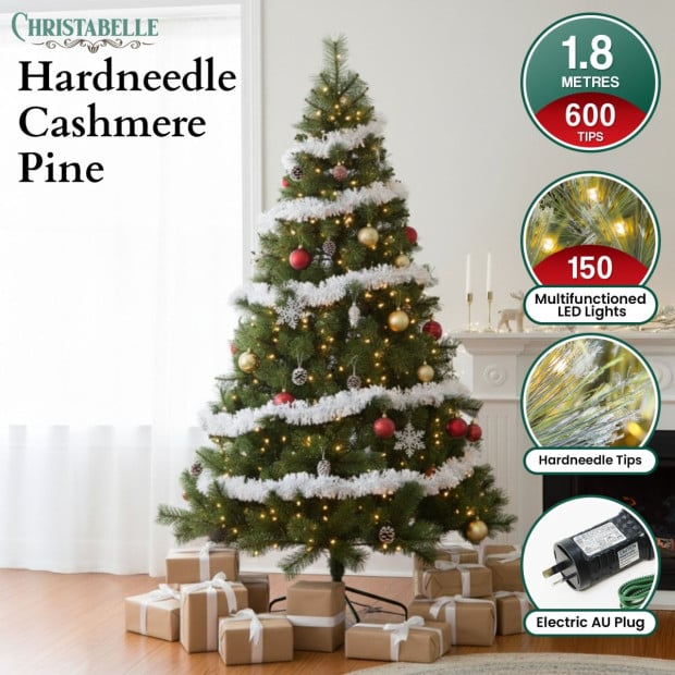 Christabelle Cashmere Pine 6ft Pre-Lit Christmas Tree