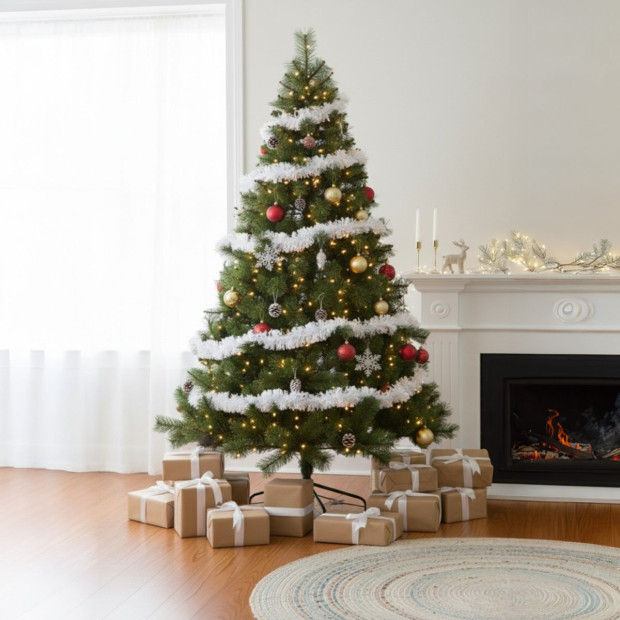 Christabelle Cashmere Pine 6ft Pre-Lit Christmas Tree Image 9