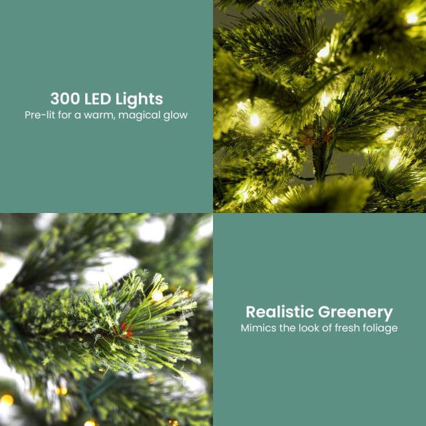 Christabelle 1.8m Prelit Lumina Pine Christmas Tree Image 7