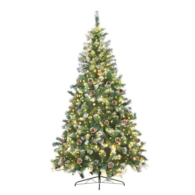 Christabelle 2.1m Pre Lit LED Christmas Tree with Pine Cones Image 3