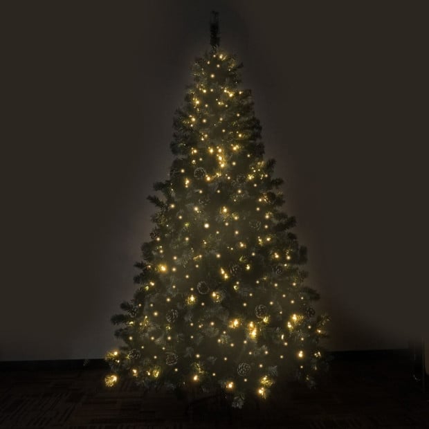 Christabelle 2.1m Pre Lit LED Christmas Tree with Pine Cones Image 5