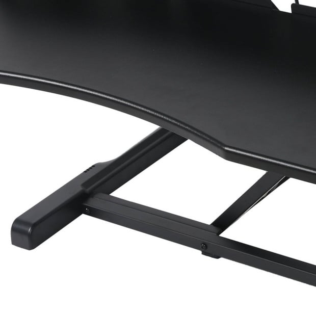 Standing Office Desk Riser Height Adjustable Sit Stand Shelf Computer Image 5