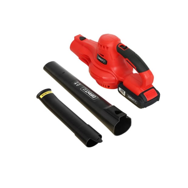 20V Cordless Leaf Blower Garden Electric Battery Nozzles 2-speed Image 3