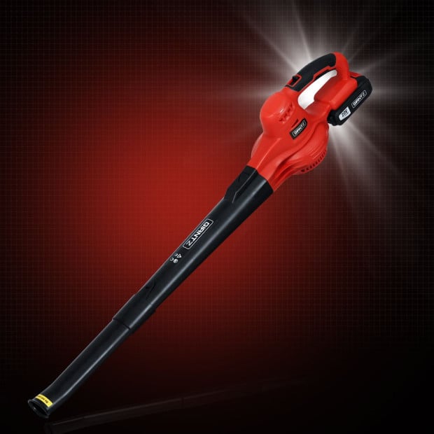 20V Cordless Leaf Blower Garden Electric Battery Nozzles 2-speed Image 8
