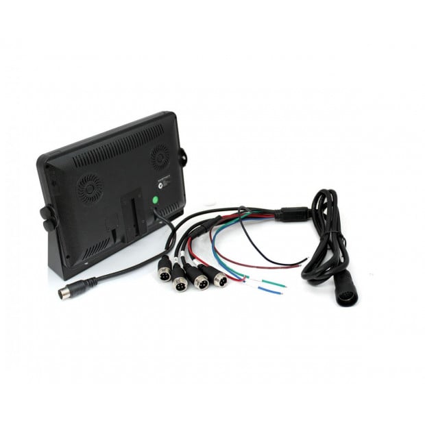 Elinz 9in Dvr Monitor 4ch Realtime Vehicle Reversing Recording Ccd Image 3