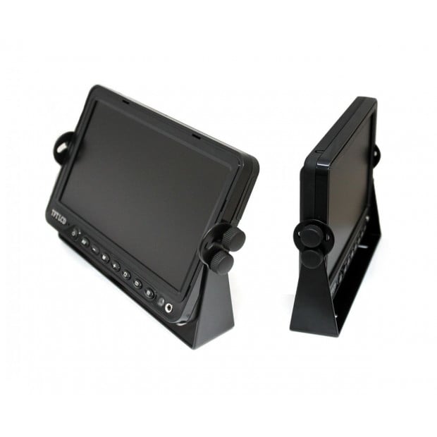 Elinz 9in Dvr Monitor 4ch Realtime Vehicle Reversing Recording Ccd Image 5